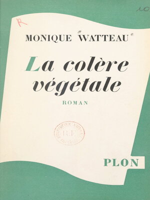 cover image of La colère végétale